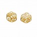 Irish Gold Stud Earrings - Celtic Rose Earrings & Pendants
